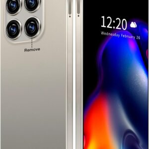 16PROMA X Smartphone Unlocked Cell Phone,6.99" HD Screen Unlocked Phone,8+256GB Android 13 with 128GB Memory Card,Face ID/Dual SIM/5G/Fingerprint Button Unlock/Photos/GPS (Grey, 8+256)
